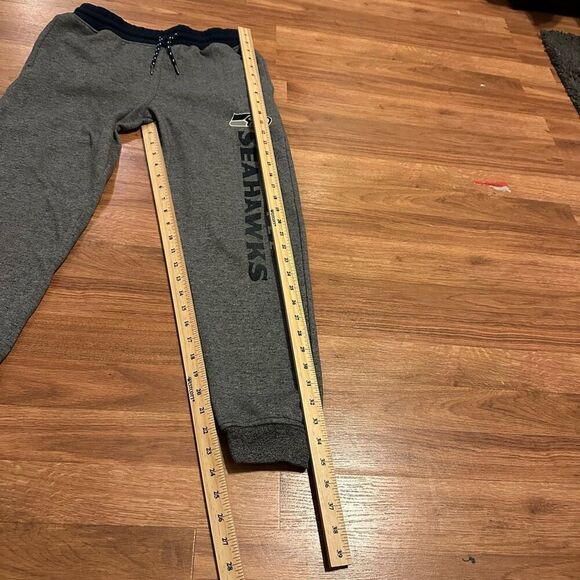 NFL Seattle Seahawks Gray Sweatpants | Youth Size XL (18-20) - Picture 10 of 12